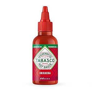 [NEW, SnS] $47.88 | 48-Pack 2.4-Oz TABASCO Hot Sauce (Sriracha) at Amazon (99.8￠ each)
