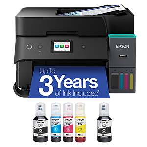 Epson EcoTank ET-4955 Wireless All-in-One Color Supertank Printer $319.99 free Shipping Costco.com