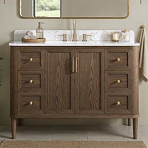 50% Off Select Bathroom Vanities at Lowe's + Free Shipping