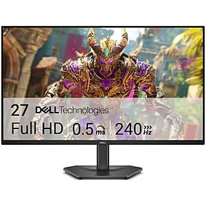 $109.99* | 27" Dell 240Hz 1080p IPS FreeSync Premium Gaming Monitor at Amazon