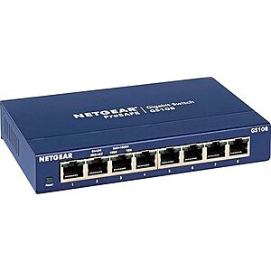 $33.99* | NETGEAR 8-Port Gigabit Ethernet Unmanaged Network Switch (GS108) at Amazon