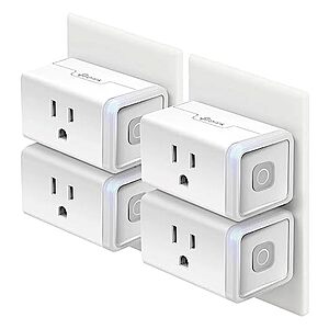 $25.99 | 4-Pack TP-Link Kasa HS103 Smart Wi-Fi Plugs + 25% Back w/ Prime Visa Card at Amazon