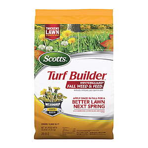 Scotts Turf Builder WinterGuard Fall Weed & Feed - 34bs - $56.19 + $12 Walmart Cash