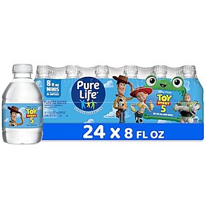 [SnS] $3.32 | 24-Pack 8-Oz Pure Life Purified Water Bottles at Amazon