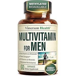 [SnS, AC] $7.86 | 60-Count Vimerson Health Multivitamin for Men at Amazon