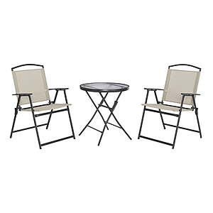 Mainstays Albany Lane 3-Piece Outdoor Bistro Set, $48, FS, Walmart