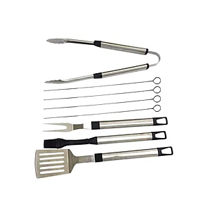 YMMV, in store, Nexgrill Grill Tool Set with Stainless Steel Handles (8 Piece), as low $9.50, Home Depot