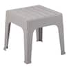 YMMV, in store, StyleWell Light Grey Stacking Resin Outdoor Side Table, $7.40, Home Depot