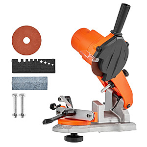 $27.70: VEVOR 85W 5000RPM Electric Chainsaw Sharpener with 2 Grinding Wheels & LED Light at Vevor, FS