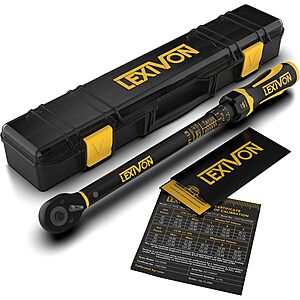 Lexivon Torque Wrenches: 3/8" $45.20, 1/2" $49.65 + Free Shipping