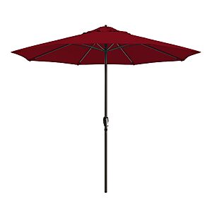 California Umbrella 8-Year Protection 9 Ft Outdoor Patio Umbrella, Red $27.26