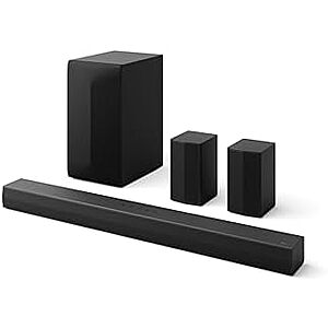 $299.99* | LG Amazon Exclusive S6FTR 5.1 ch. Home Theater Soundbar with Wireless Subwoofer at Amazon