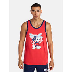 Disney Men's Cotton Polyester Blend Mickey Mouse Spirit of 76 America 250 Graphic Tank Top (S-3XL) $3.42 + Free S&H w/ Walmart+ or on $35+