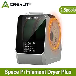 Creality Space Pi Filament Dryer Plus Drying Box Upgraded Two Rolls Drying Dehydrator $51 + Free Shipping