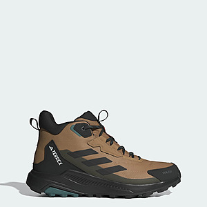 adidas men Terrex Anylander Mid Rain.Rdy Hiking Shoes (Cardboard / Core Black / Shadow Olive) $38.5