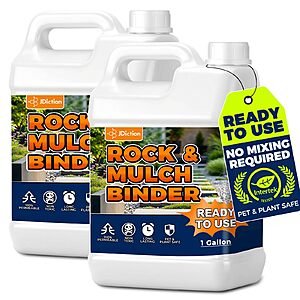 Amazon – JDiction 2-Gallon Mulch & Rock Glue $29.99 w/ Code + Coupon