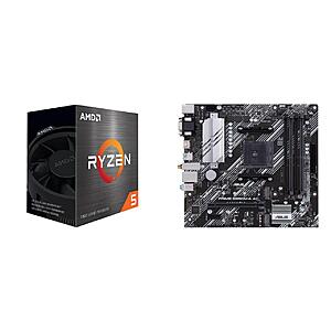 RYZEN 5 5500 + Wraith Stealth Cooler + ASUS PRIME B550M-A AC R + Rosewill Cordless Air Duster $135.99