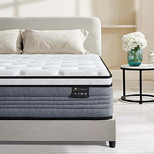 Giovanly 12 inch Queen Memory Foam Hybrid Mattress $152.99 + Free S&H at Walmart