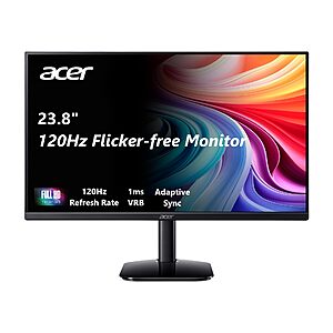 23.8" Acer KB242Y G0bi 1920x1080 FHD IPS 120Hz Monitor  $79.99 + Free Shipping