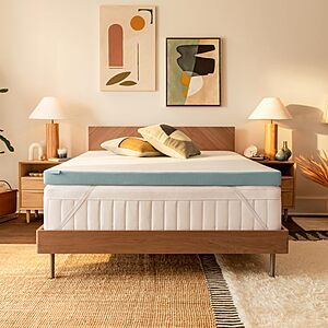 Tempur-Pedic TEMPUR-Adapt + Cooling 3-Inch Queen Mattress Topper Medium Luxury Premium Foam, Washable Cover, Medium Cooling Topper,White $319