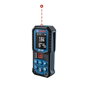 Bosch BLAZE 165' Indoor Laser Distance Measurer w/ Backlit Display $89 + Free Shipping