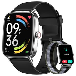 Amazon – Woneligo 1.85" Smart Watch w/ 2 Bands - $20.99 w/ Code