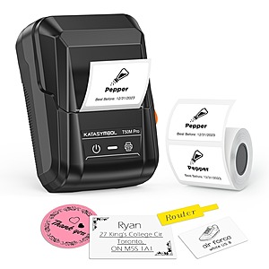 SUPVAN T50M Pro Bluetooth Label Maker Machine with Waterproof Tape $19.29 + Free Shipping