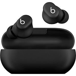 Beats Solo Buds Matte Black In Ear Headphones (Good - Refurbished) $24.84