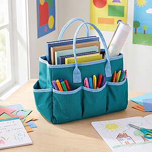 Pen+Gear Teacher Tote Bag Organizer (Teal, Pink) $6.97 + Free Shipping w/ Walmart+ or on $35+