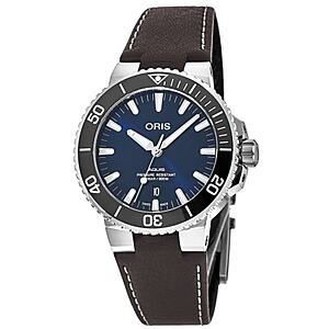 39.5mm Oris Aquis Date Men's Automatic Diving Watch $995 + Free S/H