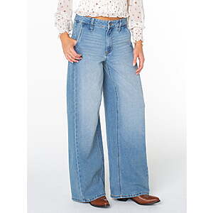 Celebrity Pink Women's and Women's Plus Stretch Wide Leg Jeans (Medium Denim) from $10.31 + Free S&H w/ Walmart+ or on $35+