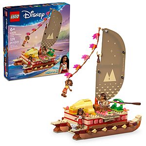 529 Piece LEGO Disney Moana's Adventure Canoe Building Toy Set $38.49 + Free Shipping