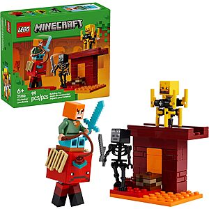 99-Piece LEGO Minecraft: The Nether Lava Battle Building Set $6.98 + Free Shipping w/ Prime or on $35+