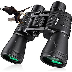 [Prime] 20x50 Flyant High-Powered Compact Binoculars w/ BAK4 Porro Prism (Black) $17.99 + Free Shipping w/ Prime or on $35+