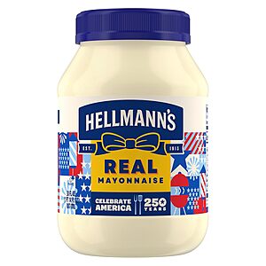 30-Oz Hellmann's Real Mayonnaise $3.40 w/ S&S + Free Shipping w/ Prime or on $35+
