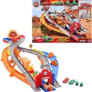 Mattel Disney Pixar Cars Radiator Springs Race & Rescue Raceway Playset w/ 4 Vehicles $20.64 + Free Shipping w/ Prime or on $35+