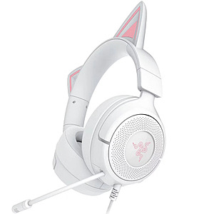 Razer Kraken Kitty V3 X Wired Headset for Gaming - White $26.09
