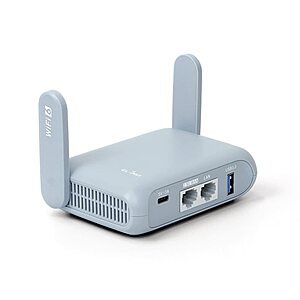 GL.iNet GL-MT3000 Beryl AX Wi-Fi 6 Travel Router, 2.5G WAN, VPN, OpenWrt $79.93