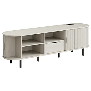 68.9" Latitude Run Modern Solid & Manufactured Wood TV Stand for TVs up to 80" (White) $154.99 + Free Shipping