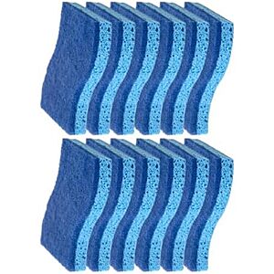 [SnS] $7.05* | 12-Pack CELOX Non-Scratch Dual-Sided Kitchen Dish Sponges (2 colors) at Amazon