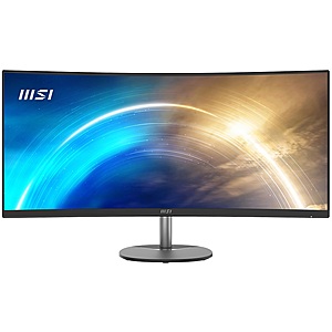 Cert. Refurb: MSI PRO MP341CQ 34" UWQHD 100Hz 4ms Built-in Speaker Curved Monitor $159.99 $149.99