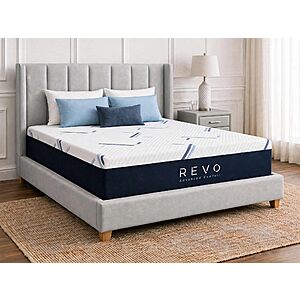 REVO 14 Inch Gel Memory Foam Mattress, Full, Medium $300