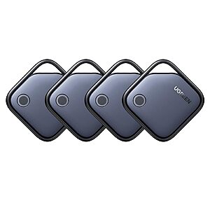 UGREEN 4 Pack FineTrack Bluetooth Tracker Tags (iOS Only) $19.99 & More + Free Shipping