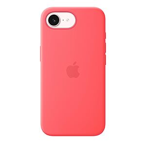 Apple iPhone 17e Silicone Case with MagSafe – Bright Guava $26.4
