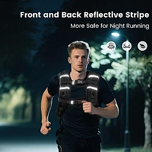 16-Lb Weighted Vest $9.99 + Free Shipping w/ Prime