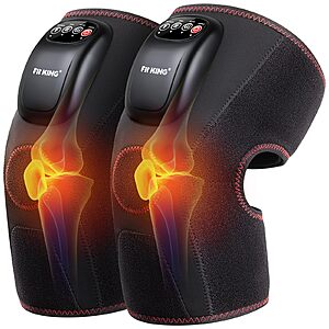 FIT KING Knee Massager with Air Compression and Heat, with 3 Modes and 3 Intensities $45
