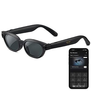 Magic AI Glasses Designed by Jackson Wang, Smart Glasses with 9MP Camera $87.99