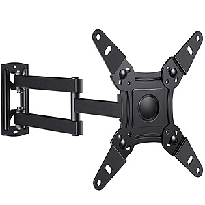 MountFTV Full Motion TV Wall Mount Bracket for 13" to 42" TVs $8 + Free Shipping w/ Walmart+ or orders $35+