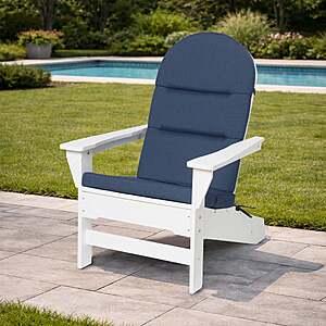 Adirondack Cushion for Long Beach POLYWOOD Chairs, 2-pack $119.99 Blue or Gray free Shipping Costco.com
