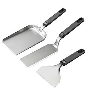 Expert Grill 3 Pieces Stainless Steel Barbecue Griddle Tool Set $11.96
